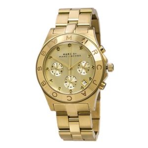 MARC JACOBS WOMENS QUARTZ WATCH GOLD